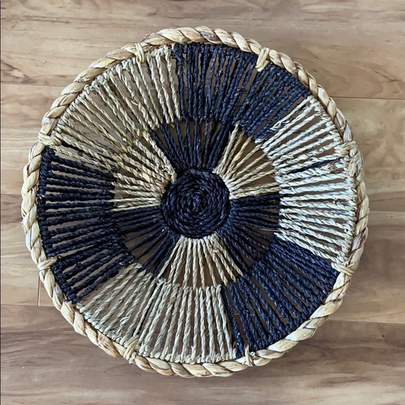 Other - Small Wicker Boho wall basket decor